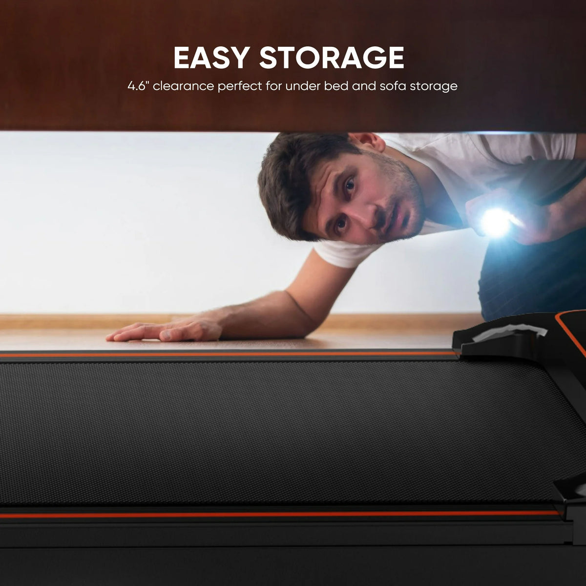 edx Walking Pad,Under Desk Treadmills for Home,Compact & Portable Walking Pad Treadmill