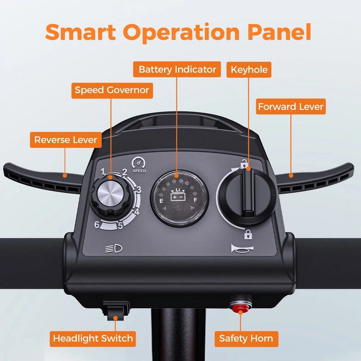 ENGWE 43Lbs Lightweight Mobility Scooter for Seniors,Foldable Electric Wheelchair Available by plane,No installation required,Blue(Dual Battery)