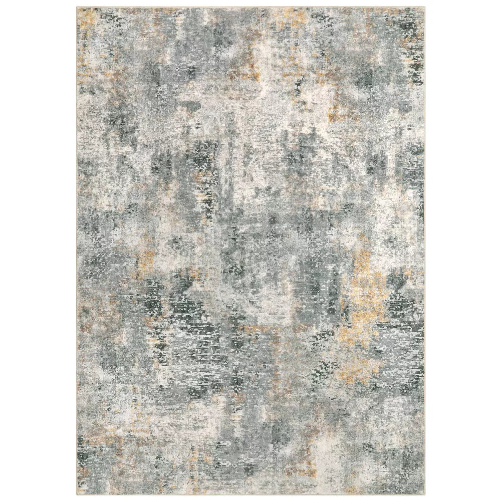 Lahome Modern Abstract Washable Area Rug-Soft Carpet for Living Room, Bedroom, or Office