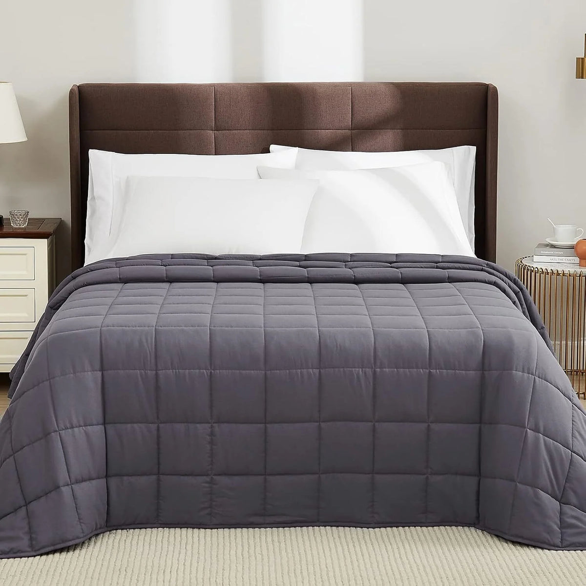 Arsny Heated Weighted Blanket - 50"x60" 13lbs Electric Blanket Fast Heating Heavy Throw Blanket 1/2/4/6/8 Hour Auto Off 10 Heat Settings