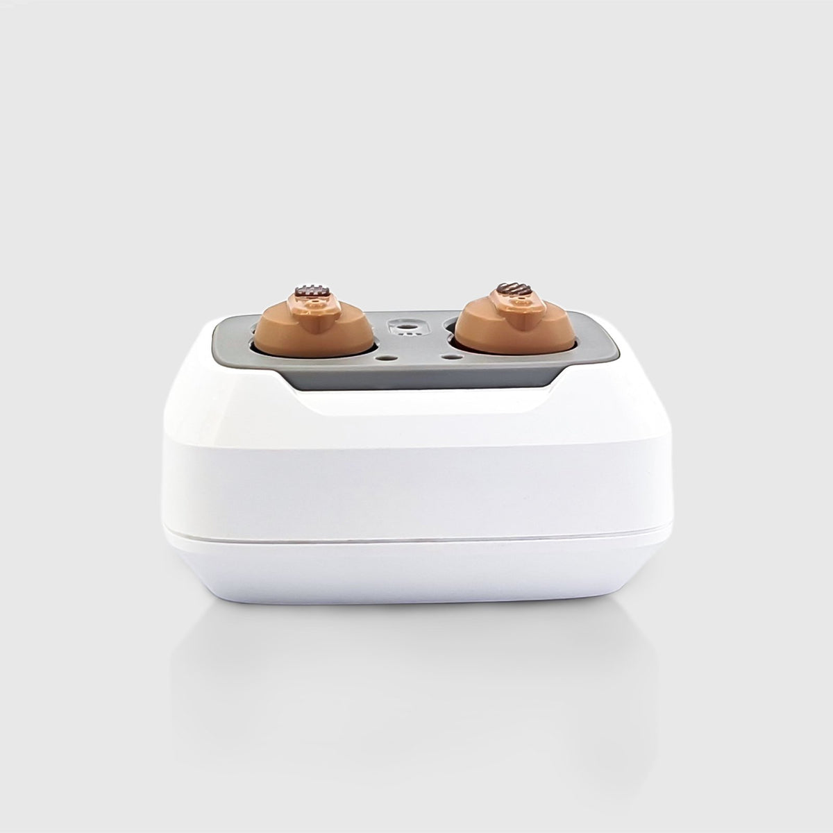 ELCTRTICI Hearing Aids for Seniors, Rechargeable Hearing Aids with Charging Dock, Noise Cancellation, Lightweight & Invisible Design (Beige)