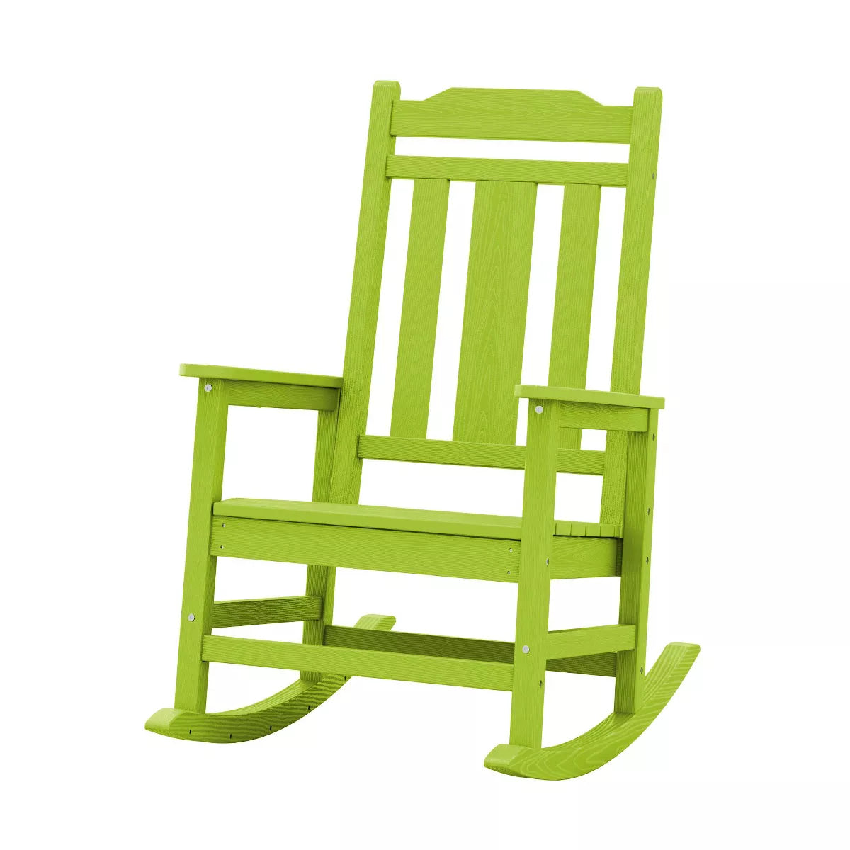Hyleory HDPE Modern Resin Rocking Chair, Extra Wide Outdoor Adirondack Chair