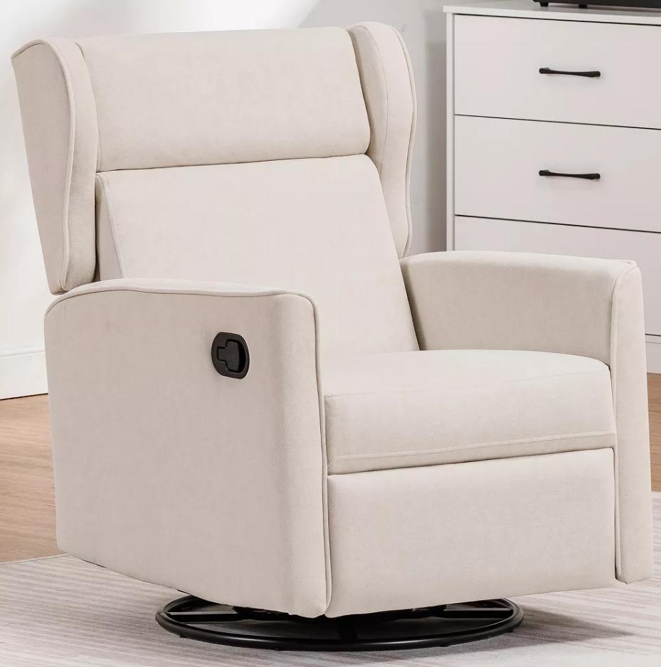 COMHOMA Baby Gliders, Rocking Recliner Chairs Modern Nursery Chairs