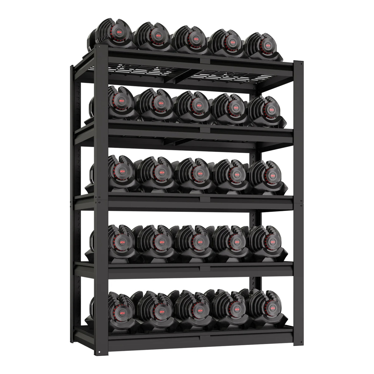 Prilinex 2750LBS Metal Storage Shelves Garage Shelving Unit 5 Tier Heavy Duty Storage Rack for Warehouse Pantry Closet, 36"W x 16"D x 72"H