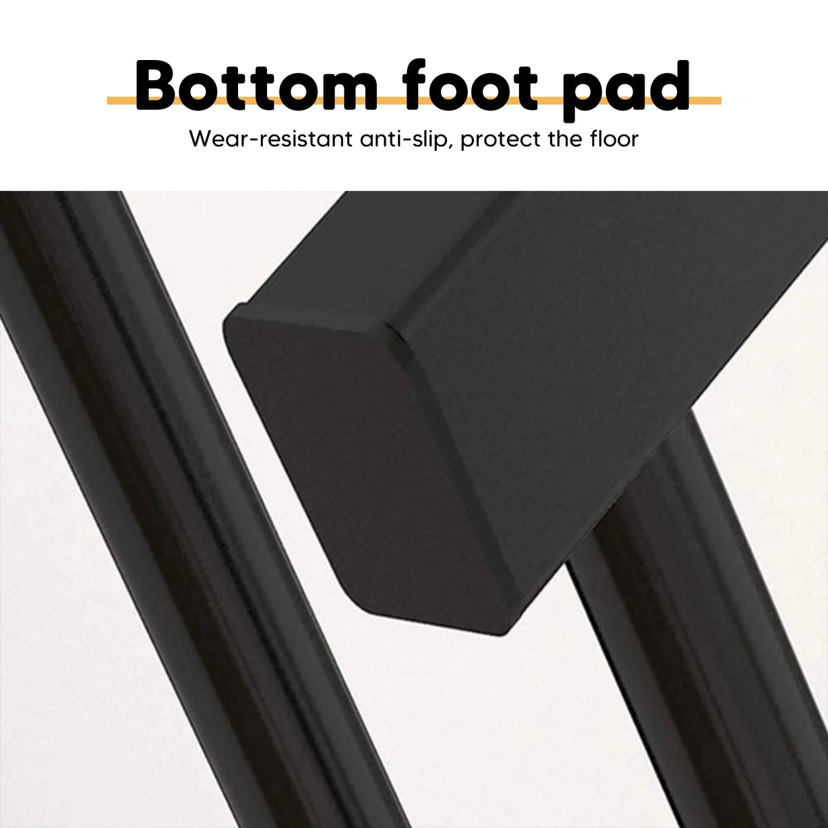 Homemart Clothes Rack without Wheels Double Garment Rack Rolling Rack for Indoor Bedroom Portable Closet 2-Pole Iron Clothes Hanger Rack Modern Garment Hanger Stand for Home