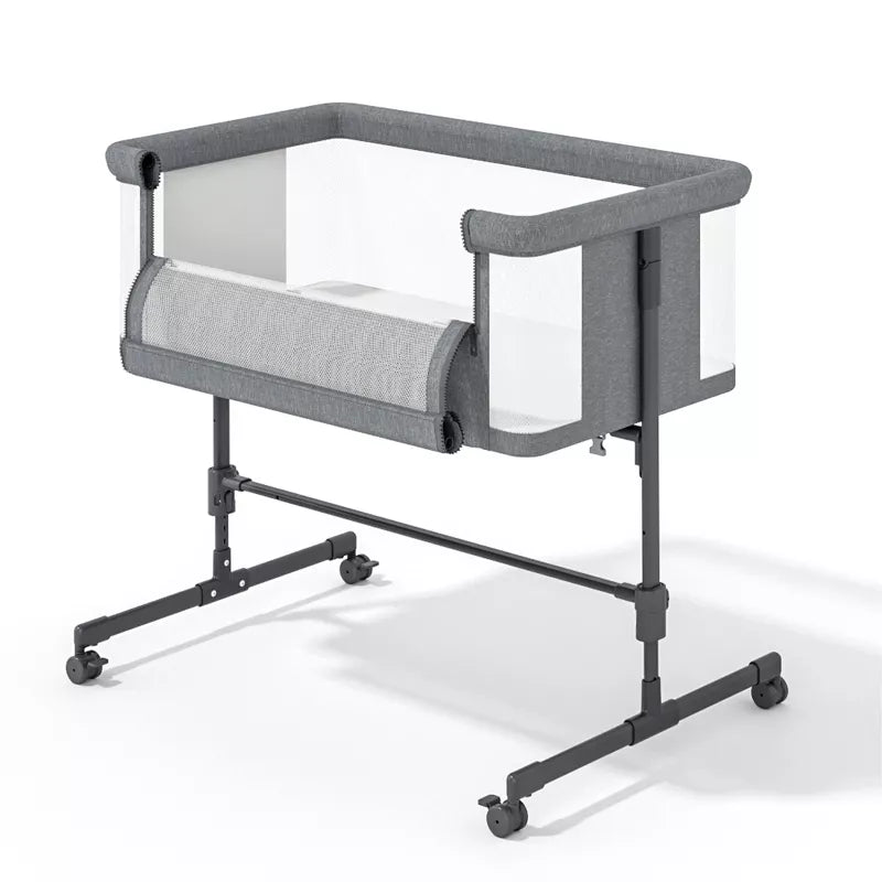 BabyBond 3 in 1 Baby Bassinet Beside Sleeper, Baby Beside Bassinet with Breathable Mesh, 5 Height Adjustable,Baby Crib for Newborn