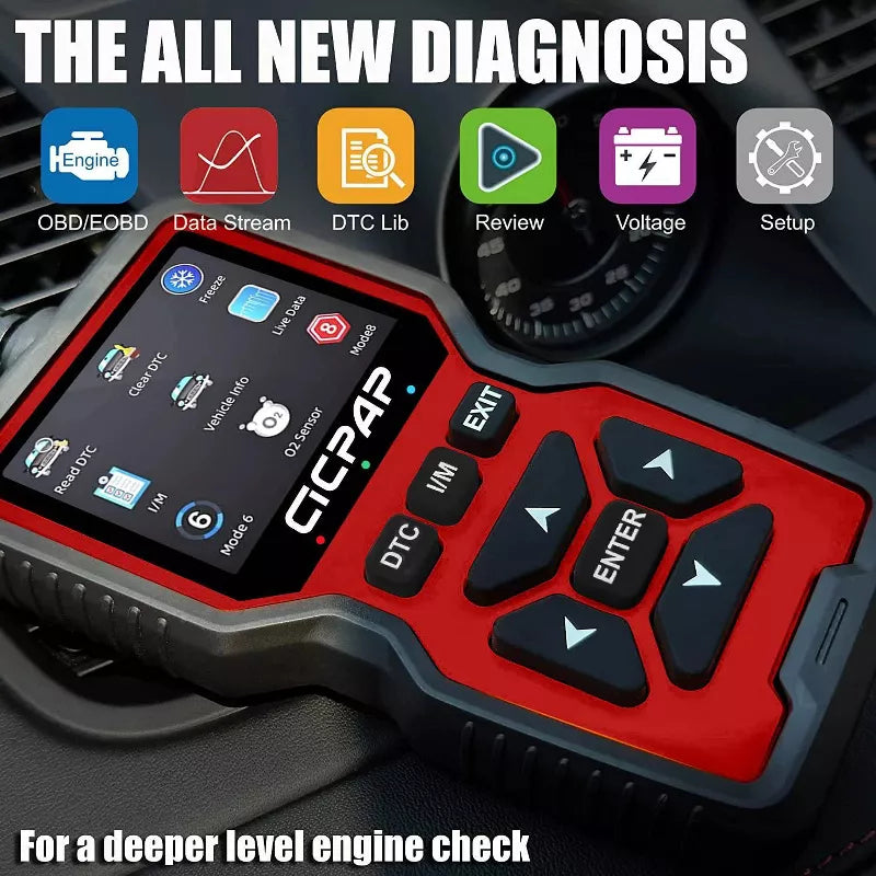 Belatt Car OBD2 Scanner Diagnostic Tool, Comprehensive Car Code Reader, Engine Fault Scanner CAN Diagnostic Scan Tool for All Vehicles after 1996