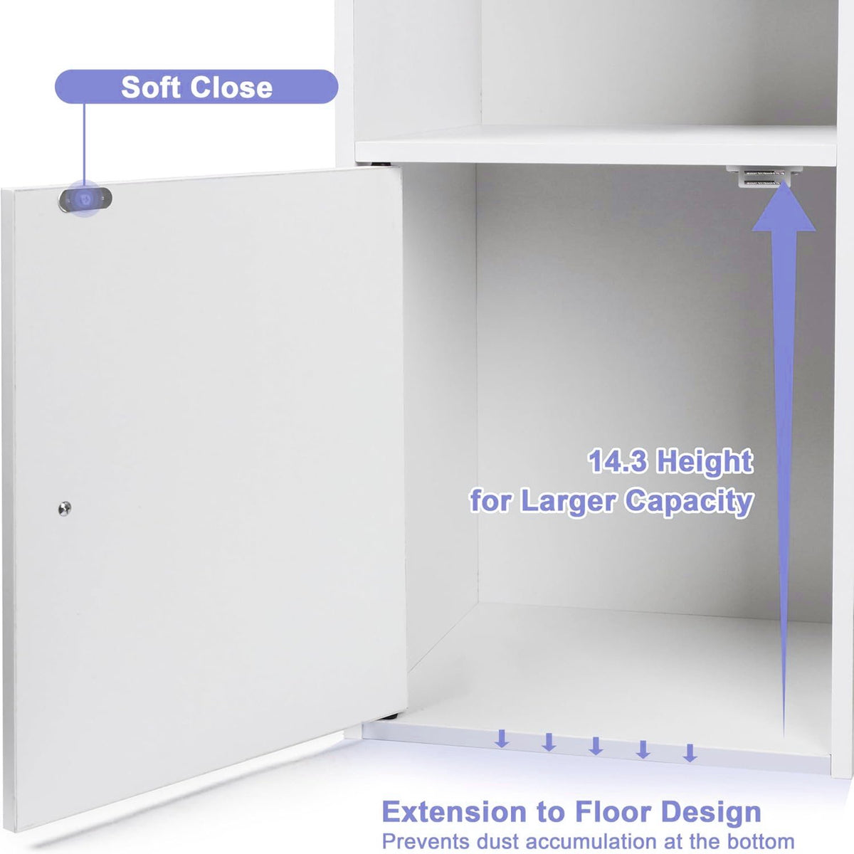 Kids Toy Storage Organizer with 8 Removable Toy Boxes, 4 Tier Toy Organizer with 6 Storage Compartments, Ultimate Kids Toy Storage Organizer for Every Space(White)