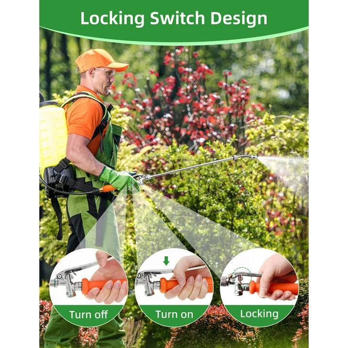 Fixdono Stainless Steel Watering Wand, 29 Universal Sprayer Wand Replacement, Perfect for Garden