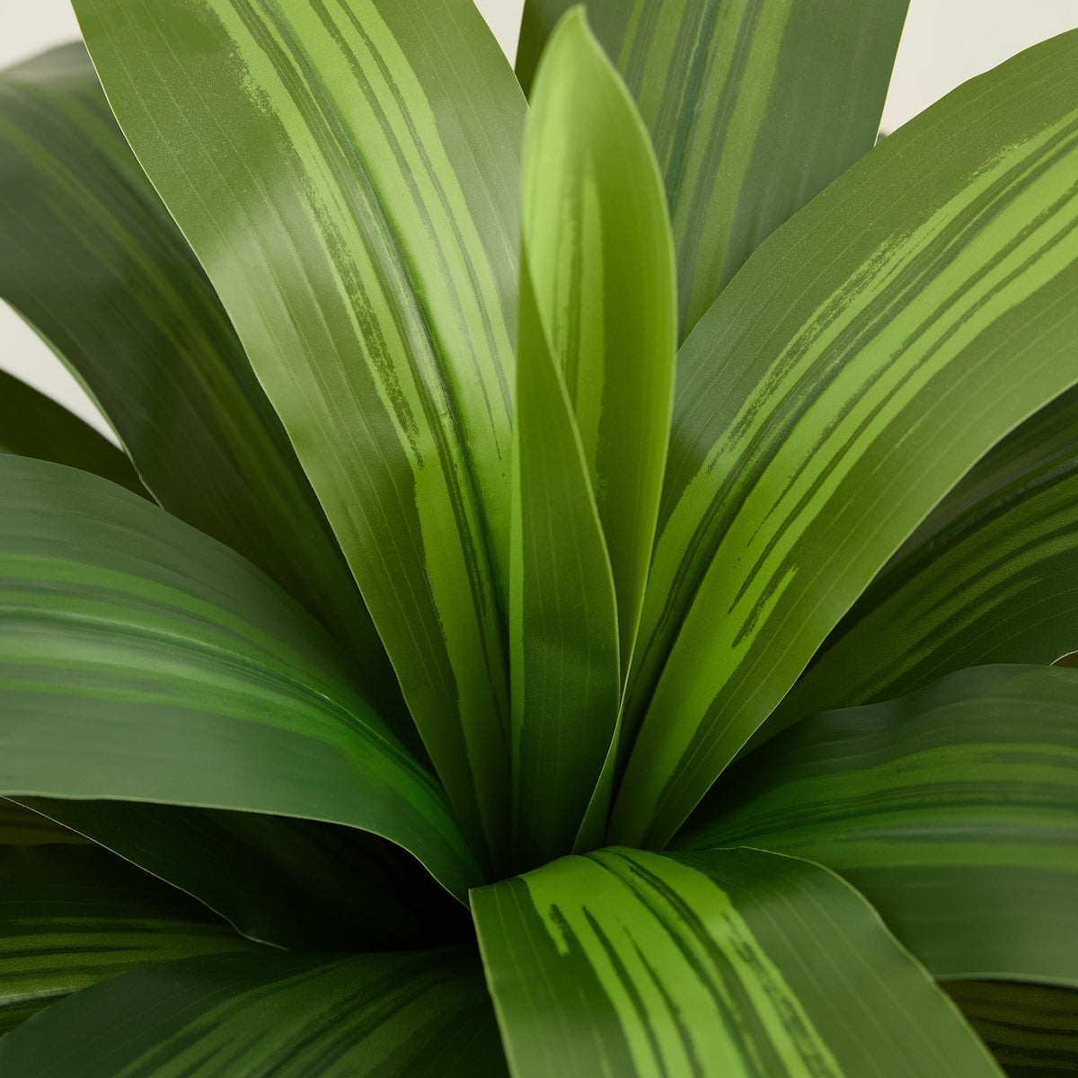 DR.Planzen Artificial Dracaena Tree 5ft - UV Protected Faux Dracaena Plant with 57 Green Leaves, Fake Tree for Indoor Outdoor Use, Sturdy Tall White Planter with River Stones