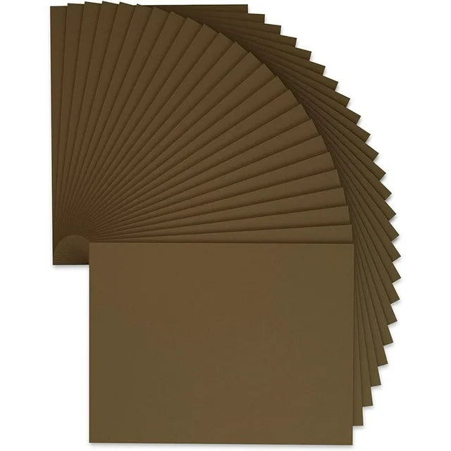 9 x 12 Inch Brown Foam Sheets Crafts, 2mm Thick. 25 Pack Premium Brown Foam Papers Set, for Crafting,DIY Project,Classroom, Scrapbooking, 3D Card Making