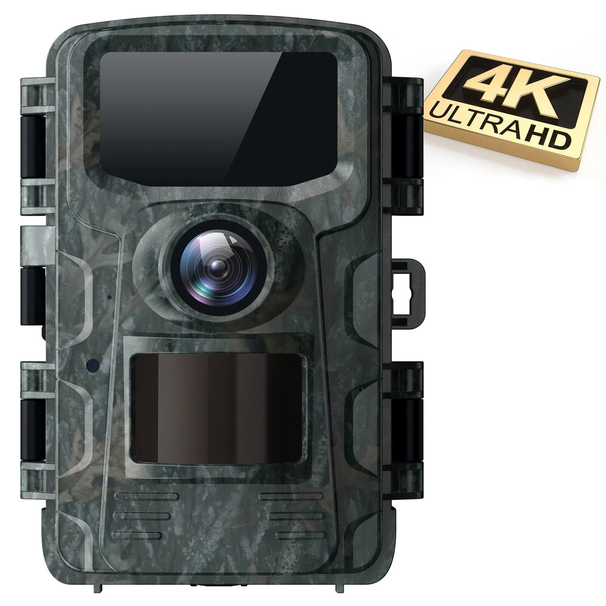 CAMPARK Trail Camera 4K 48MP Game Deer Hunting Camera with Night Vision Waterproof IP66 0.1s Trigger Time Latest Sensor Motion 120° Wide Angel Time-Lapse Trail Cam for Wildlife Monitor 2.0"LCD