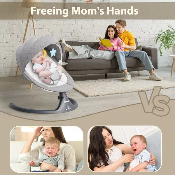 Napei Baby Swing for Infants with Bluetooth