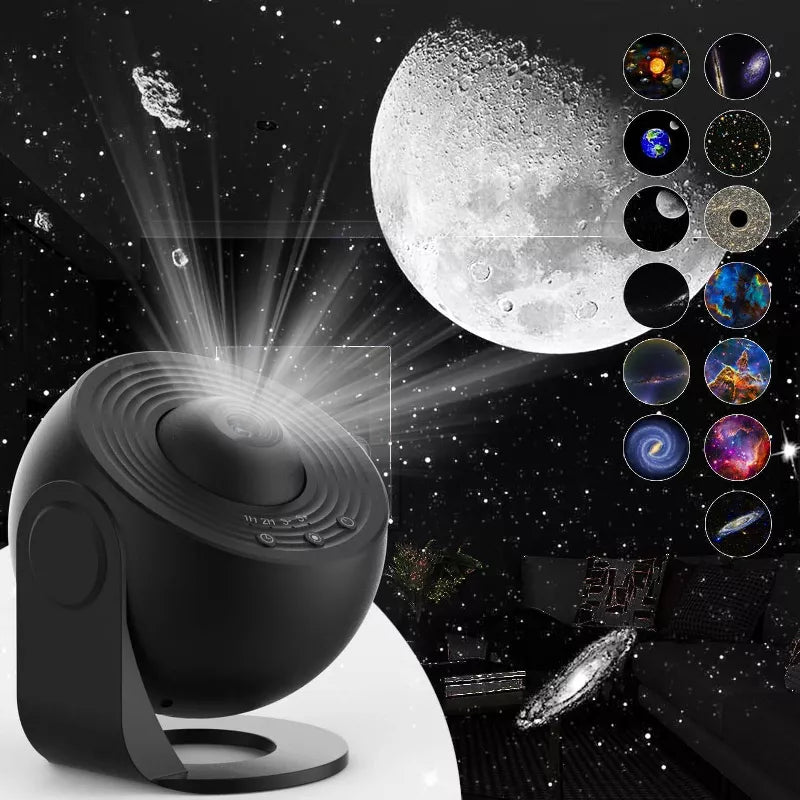 Rossetta 4K Star Projector and Planetarium Black