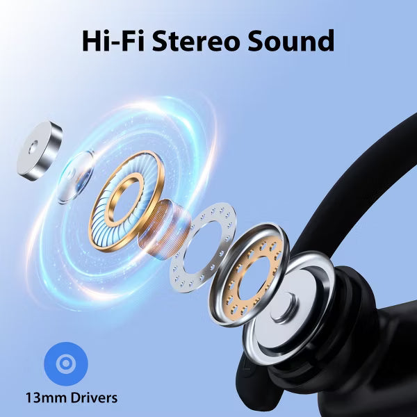 VEAT00L Wireless Earbuds Bluetooth Headphone Sport, Bluetooth 5.4 Earbud, 72Hrs Earphone with Earhook, Mic