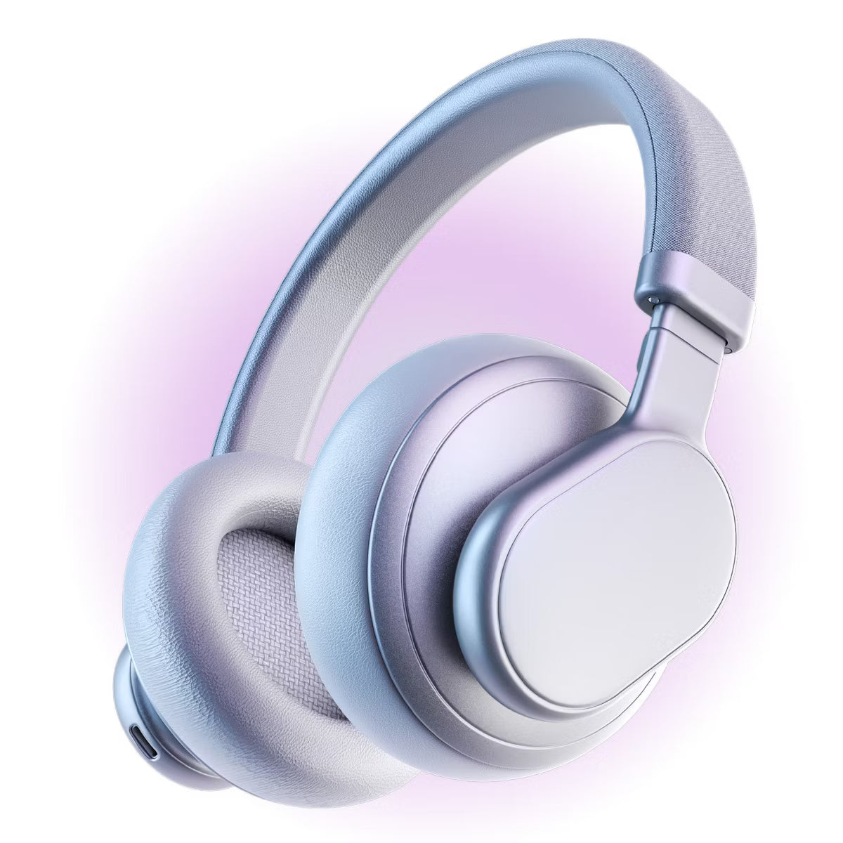 VEATOOL T1 Bluetooth Headphones Over Ear,72H Playtime, Wireless Headphones with Microphone,Hi-Res Audio Foldable