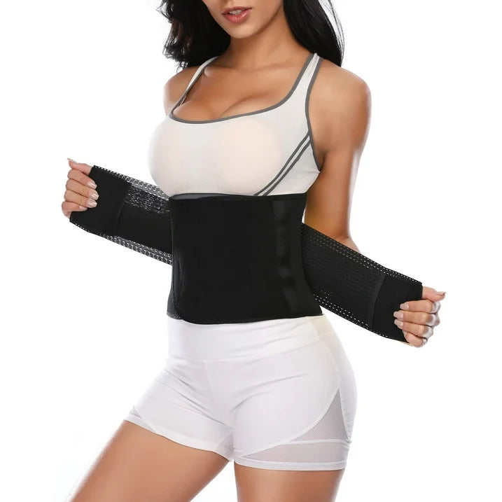 MANIFIQUE Waist Trainer Belt for Women Man Waist Trimmer Ab Belt Tummy Control Body Shaper