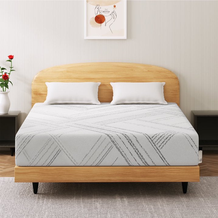 Pamag pieeoo 10-inch Cooling Gel Memory Foam Mattress in a Box, Medium-Firm, Full Size