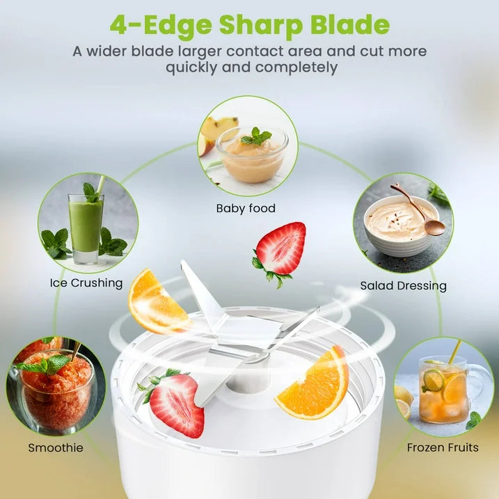 VAVSEA Personal Blender, Countertop Blender for Kitchen with BPA Free Travel Cup and Lid, Mini Blender for Kitchen, Office and Sports