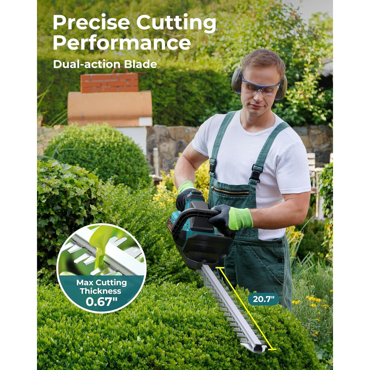 Hedge Trimmer with 2PCS