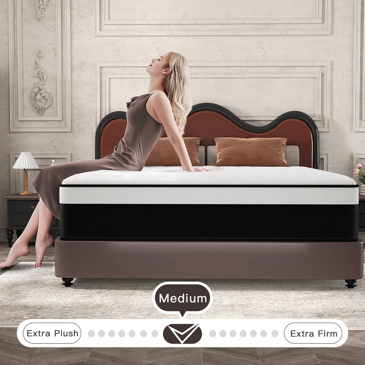 CICIMLU 12 inch Queen Mattress Medium Comfort Queen Size for Adult Hybrid Mattress in a Box
