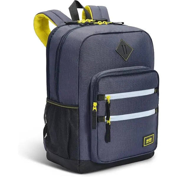Solo New York Vortex Machine Washable Laptop Backpack, 15.6 in, Navy
