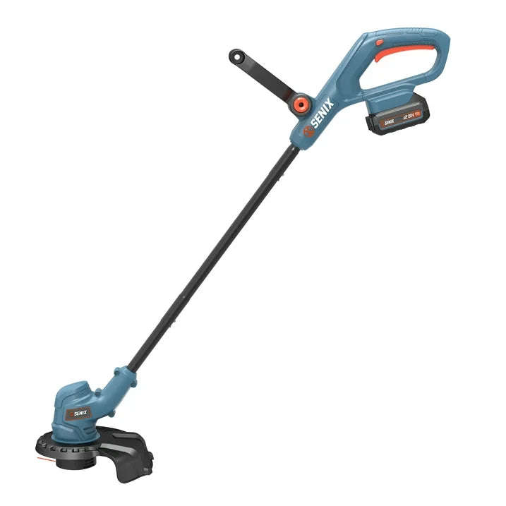 SENIX 20 Volt Max 2 Tool Cordless Combo Kit, 10 Inch String Trimmer Variable Speed Leaf Blower (Battery and Charger Included) S2K2B1 03
