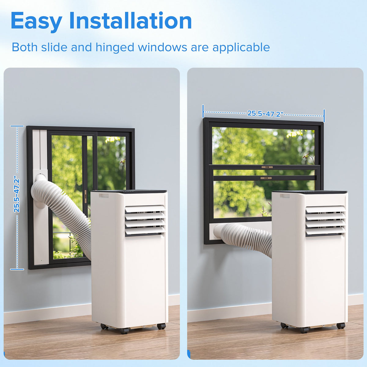 Havato 5000BTU (8000 BTU ASHRAE) Portable Air Conditioner, 4-in-1 AC unit, Cooling/Dehumidifier/Fan/Sleep, Remote Control, Cools up to 250 Sq.Ft