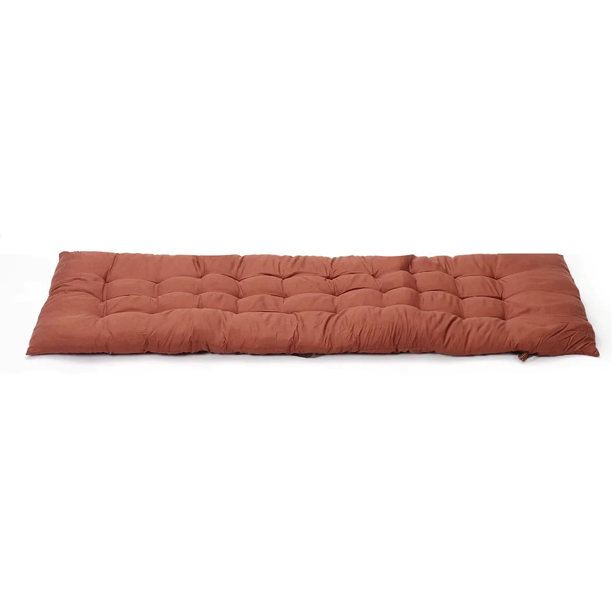 Patio Chaise Lounger Cushion, Indoor/Outdoor Chaise Lounger Cushions Rocking Chair Sofa Cushion with 6 Ties,Thick Padded Chaise Lounger Swing Bench Cushion,47 inch Gray Brown Navy Beige
