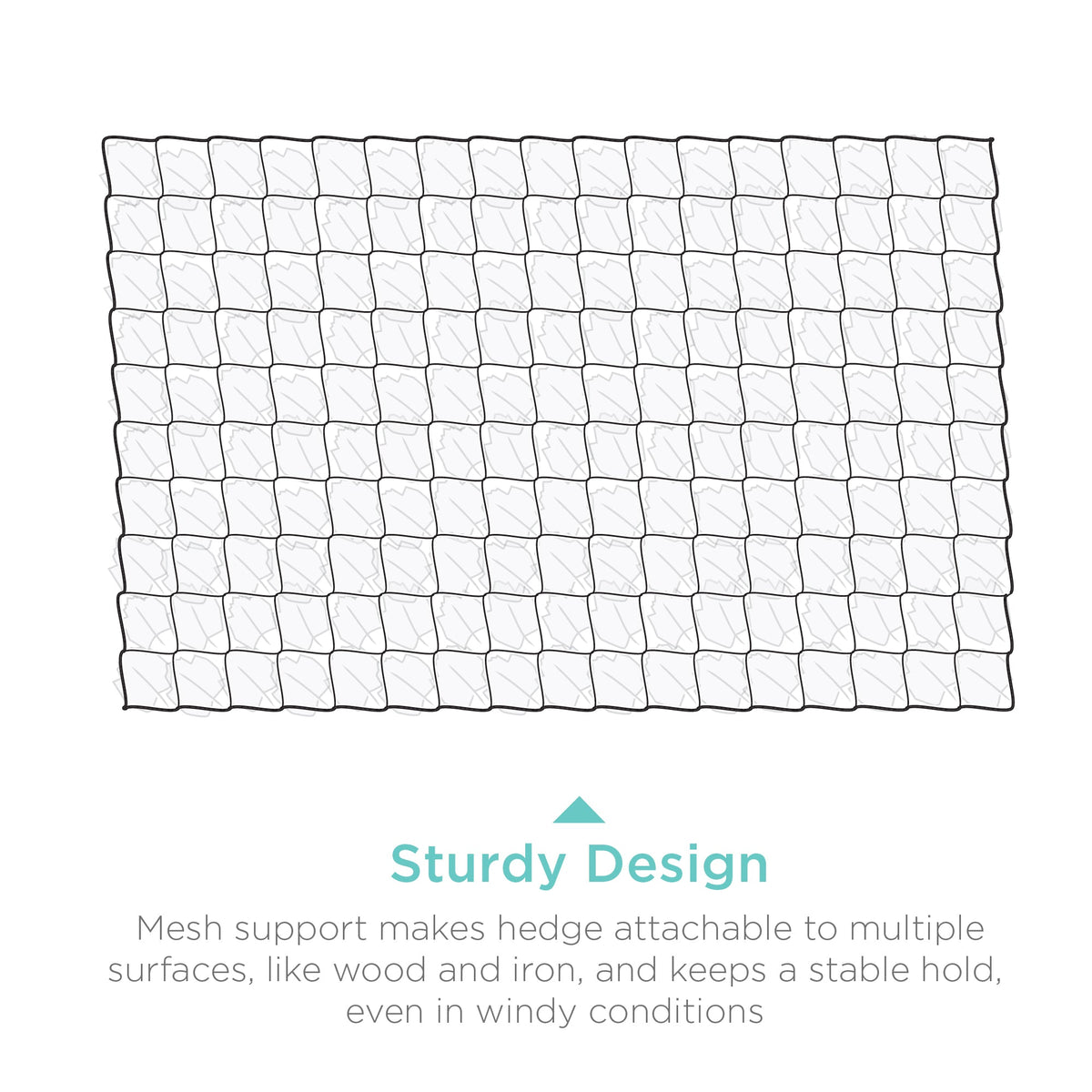 Outdoor Faux Ivy Privacy Screen Fence