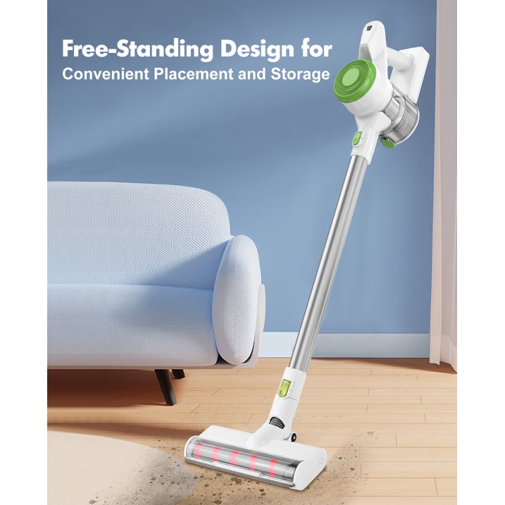 CareVac Cordless Stick Vacuum Cleaner Lightweight For Carpet Pet Hair
