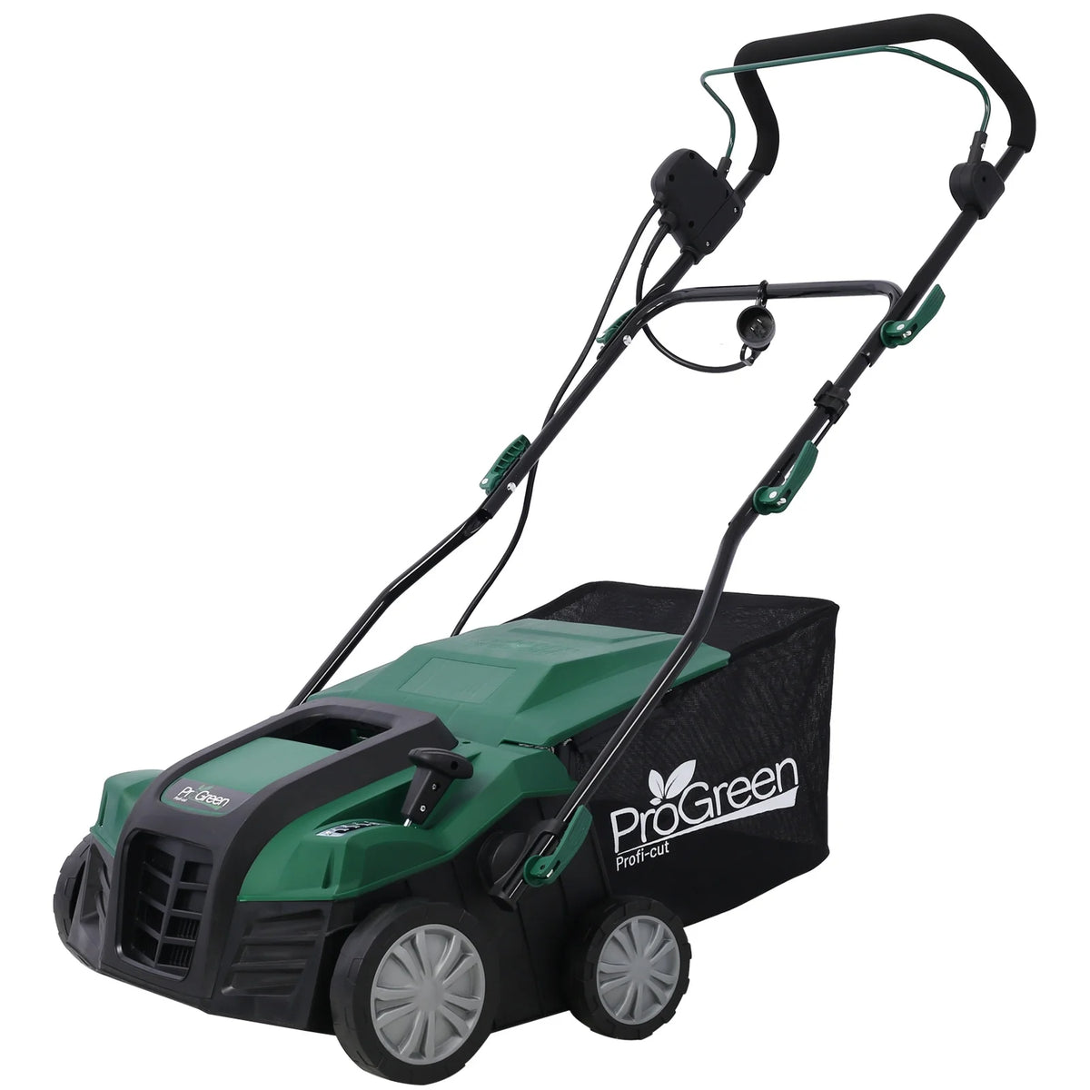 Electric Lawn Mower Cordless, Segmart 16 Inch 40V Powered Garden Walk-Behind Lawn Mowers for Backyard, 3-in-1 0.35 Acre Max Lawn Mower Outdoor with Bag, 5 Adjustable Heights, Green