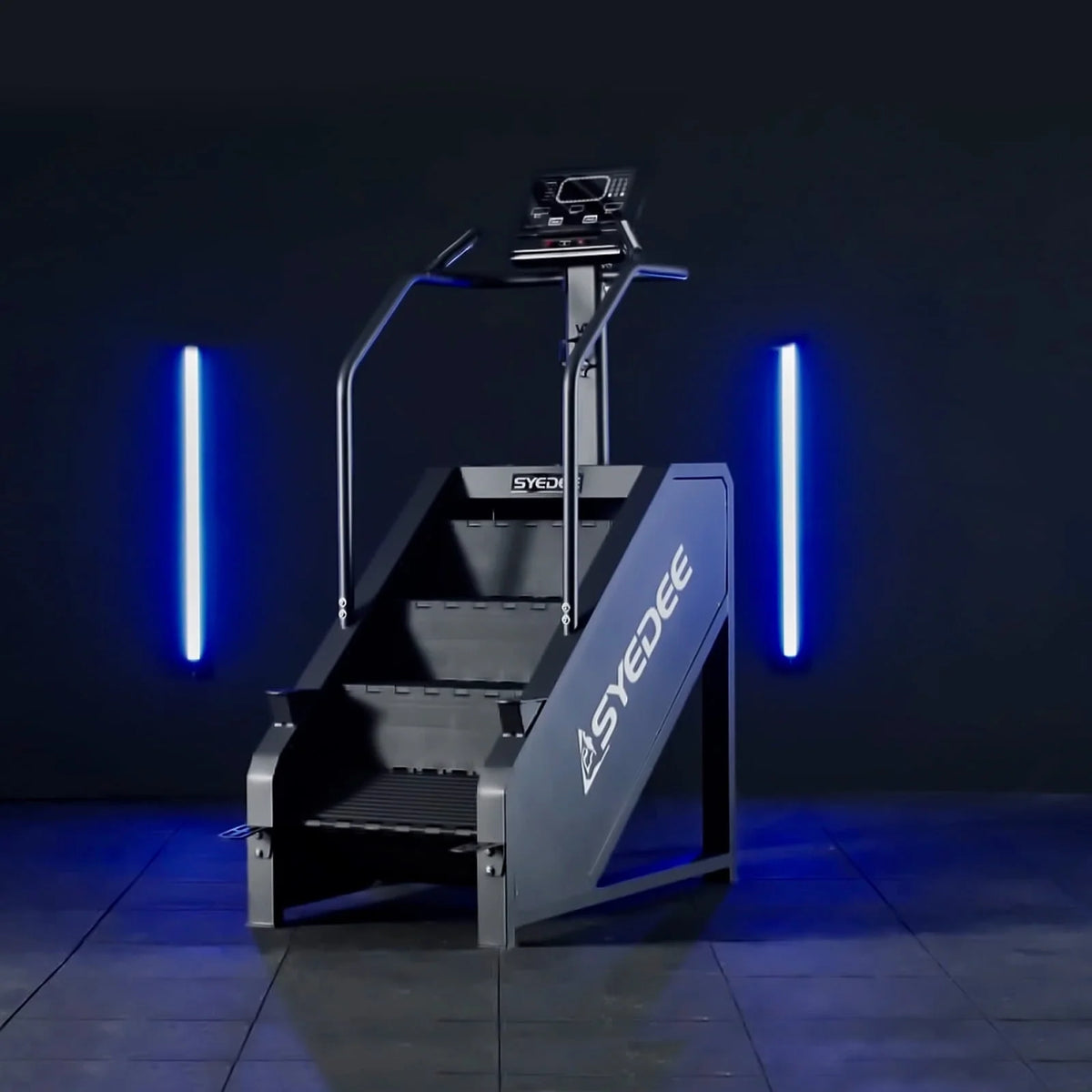 syedee Stair Machine with LED Screen, Stepmill Exercise Machine with 12 Workout Programs, 441 LBS Step Machine, 24-164 Steps/Minute(Black)