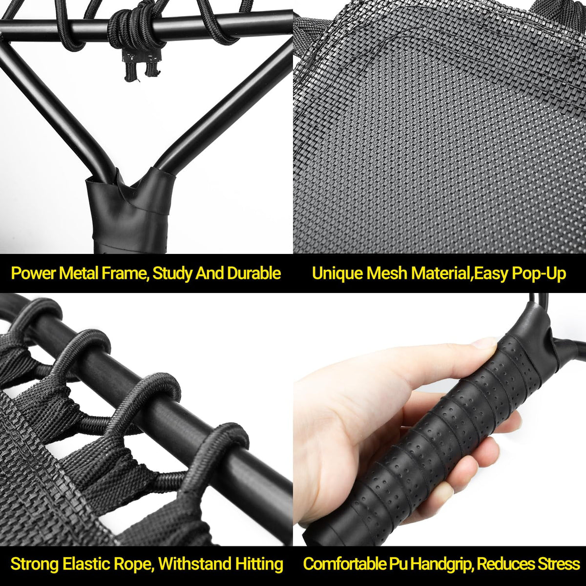 JASCOPRO Baseball Racket for Fly Balls, Fungo Racket Baseball Practice Hitting Grounders & Pop Flies