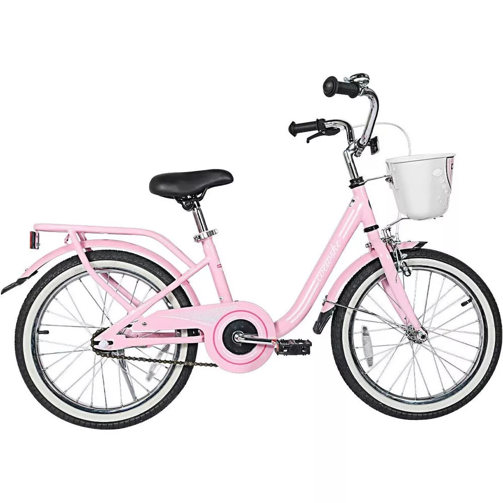 Kid's Bike Bicycles Steel Frame, Toddler Children Girls Bicycle 14-16-18-20 Inch with Training Wheel for 3-12 Years Old