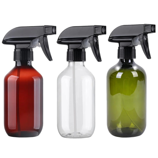 3 Pack Spray Bottles Water Spray Bottle for Plant 10 oz/300 ml Plastic Refillable Containers Fine Mist Small Spray Bottle with Adjustable Nozzle for Hair Cooking Cleaning