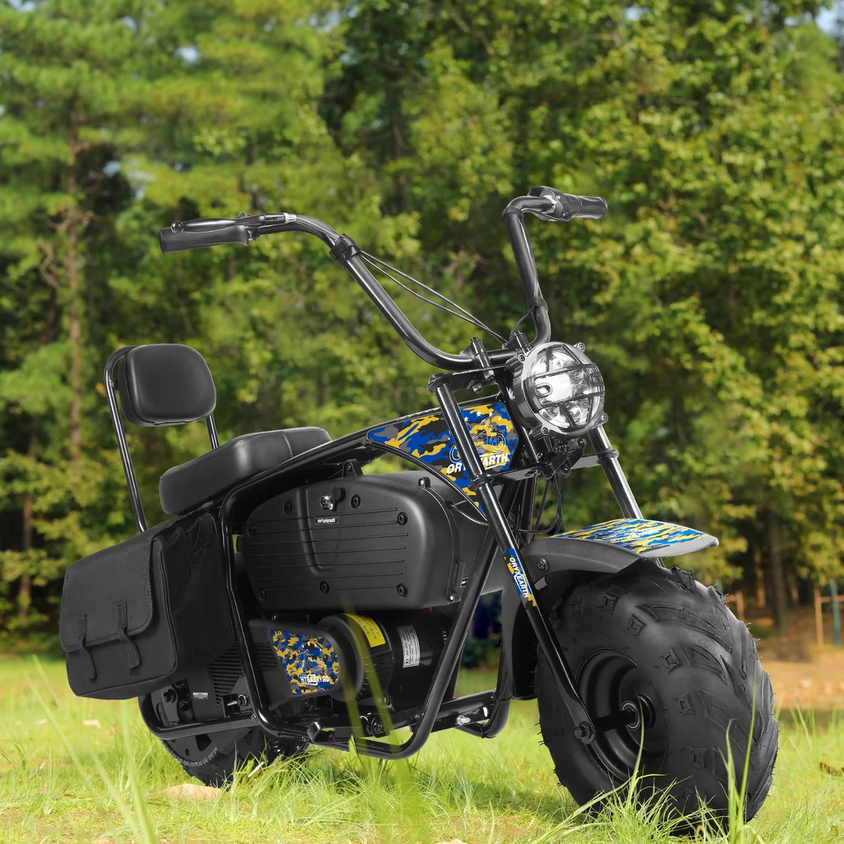 Oryxearth Powered Motorcycle Mini Bike for Kids, 36V Battery,1000W Motor Electric Dirt Bike, Camo