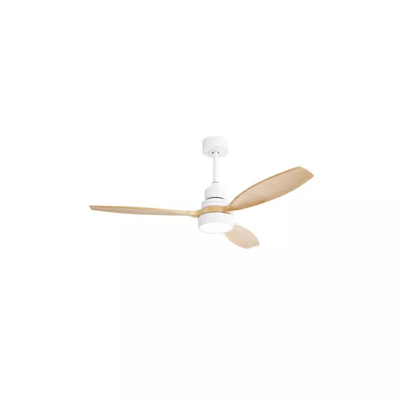 BestParts 52 Inch Ceiling Fan, Modern Lighted Ceiling Fan with Remote Control - 3 Solid Wood Blades, Energy Efficient DC Motor, Reversible Airflow