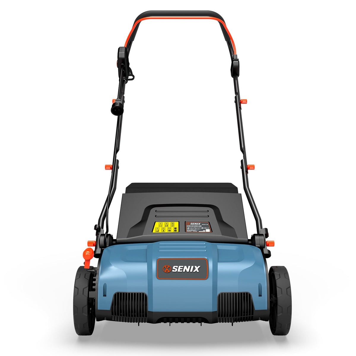 SENIX Dethatcher/Scarifier 2 in 1, 15" 13Amp Corded Walk-Behind Lawn Mower with 5-Position Adjust, SCE13-M