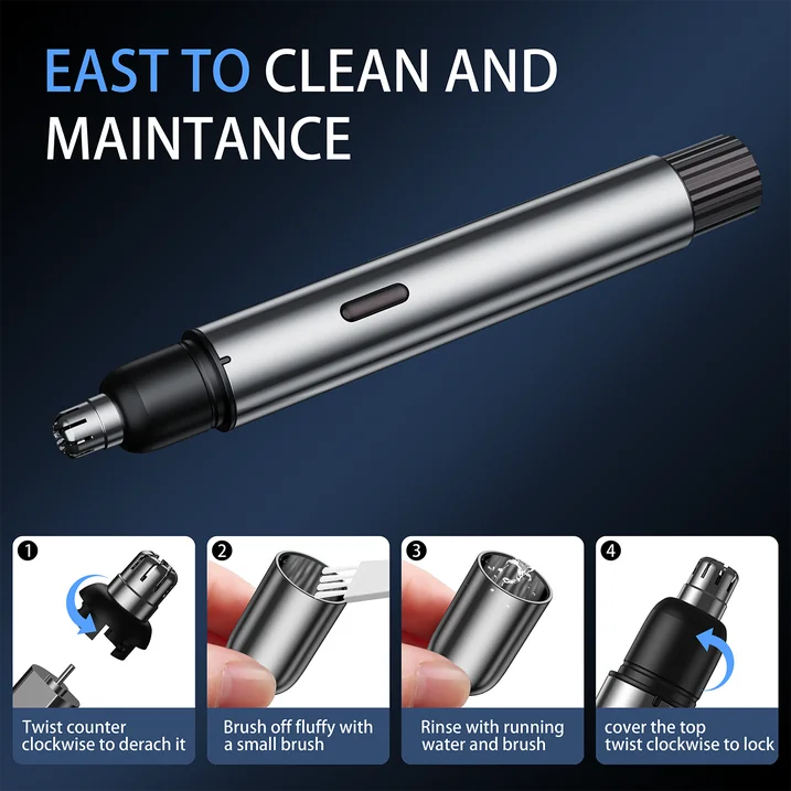 NEXPURE Nose Hair Trimmer, Lithium Ion Battery Electric Nose Ear Hair Remover, GT 2011BIM