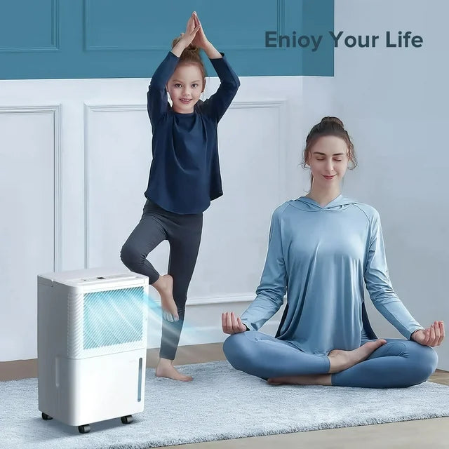 Havato 8 Pint Dehumidifier, 1000 Sq.ft Coverage Area with 24H Timer, Basement/Bathroom/Laundry Room
