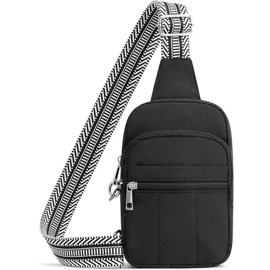 G4Free Small Sling Bag Anti Theft Crossbody Bags for Women, Travel Purse Black