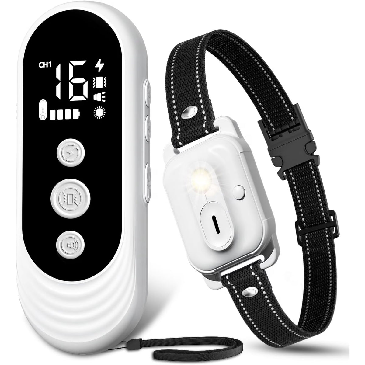 Dog Training Collar with Remote, 3300ft Range Shock Collar for Small, Medium, Large Dogs (8–120 lbs), IPX7 Waterproof, Rechargeable, with Beep, Vibration, Safe Shock & Light Modes