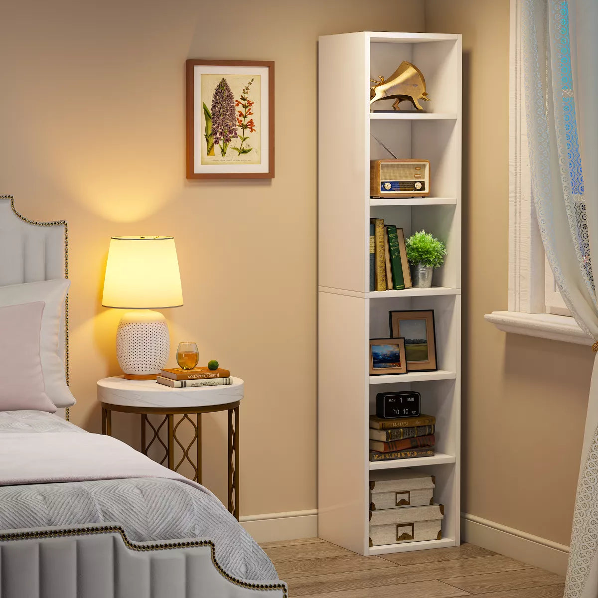 Tribesigns 70.9" 6-Tier Modern Bookcase