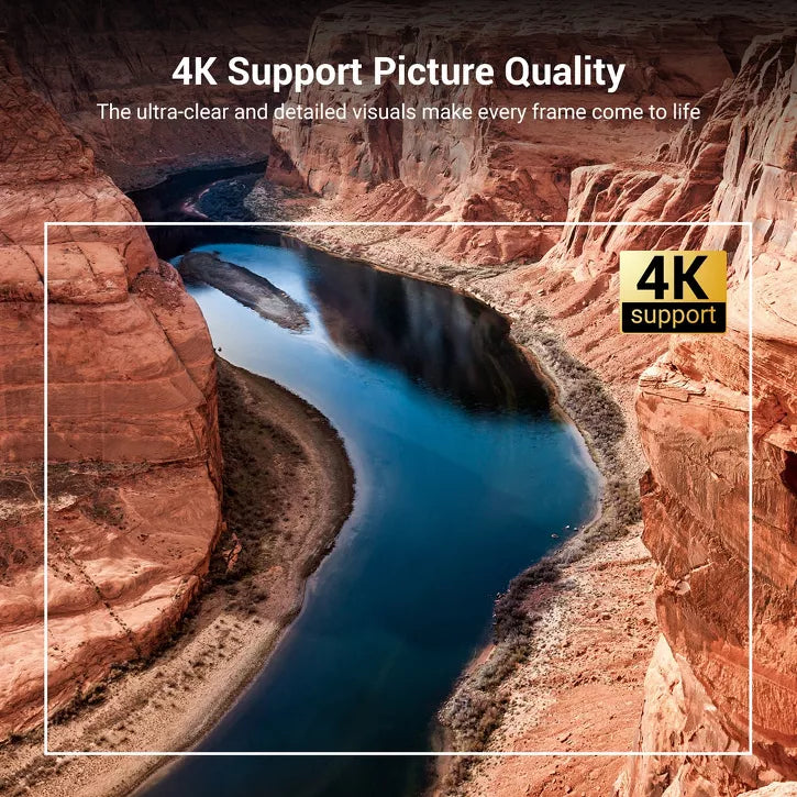 Netflix 1500 ANSI Smart Projector, HAPPRUN 4K Projector with Wifi and Bluetooth, DoIby Audio,Native1080P,Movie Projector