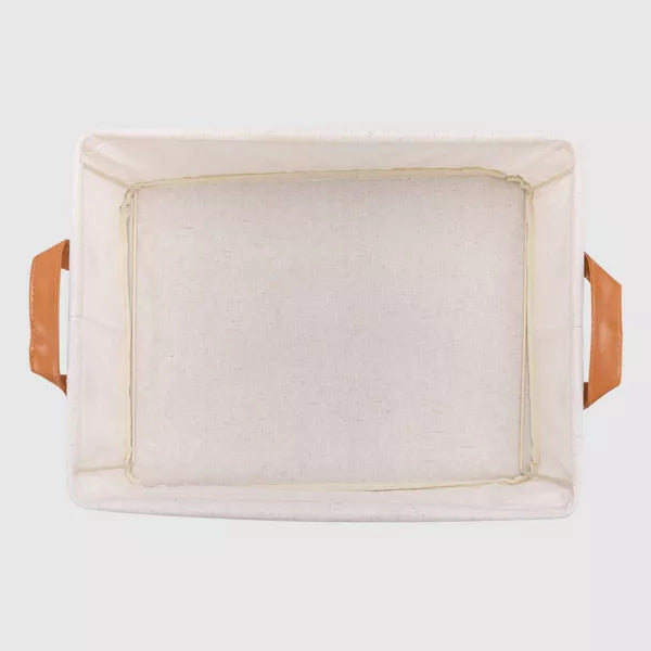 VUSIGN Non-Woven Storage with Handle Medium Light Beige