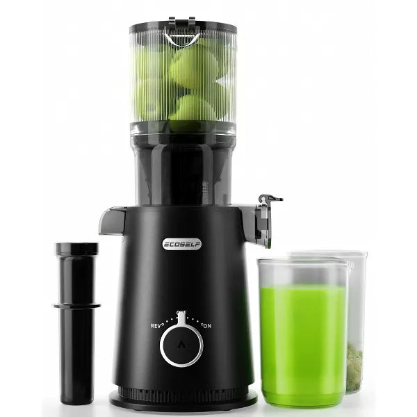 Aeitto Cold Press Juicer,juicer machine with 4.35" Large Feed Chute Fit Whole Fruits and Vegetables & Easy to Clean