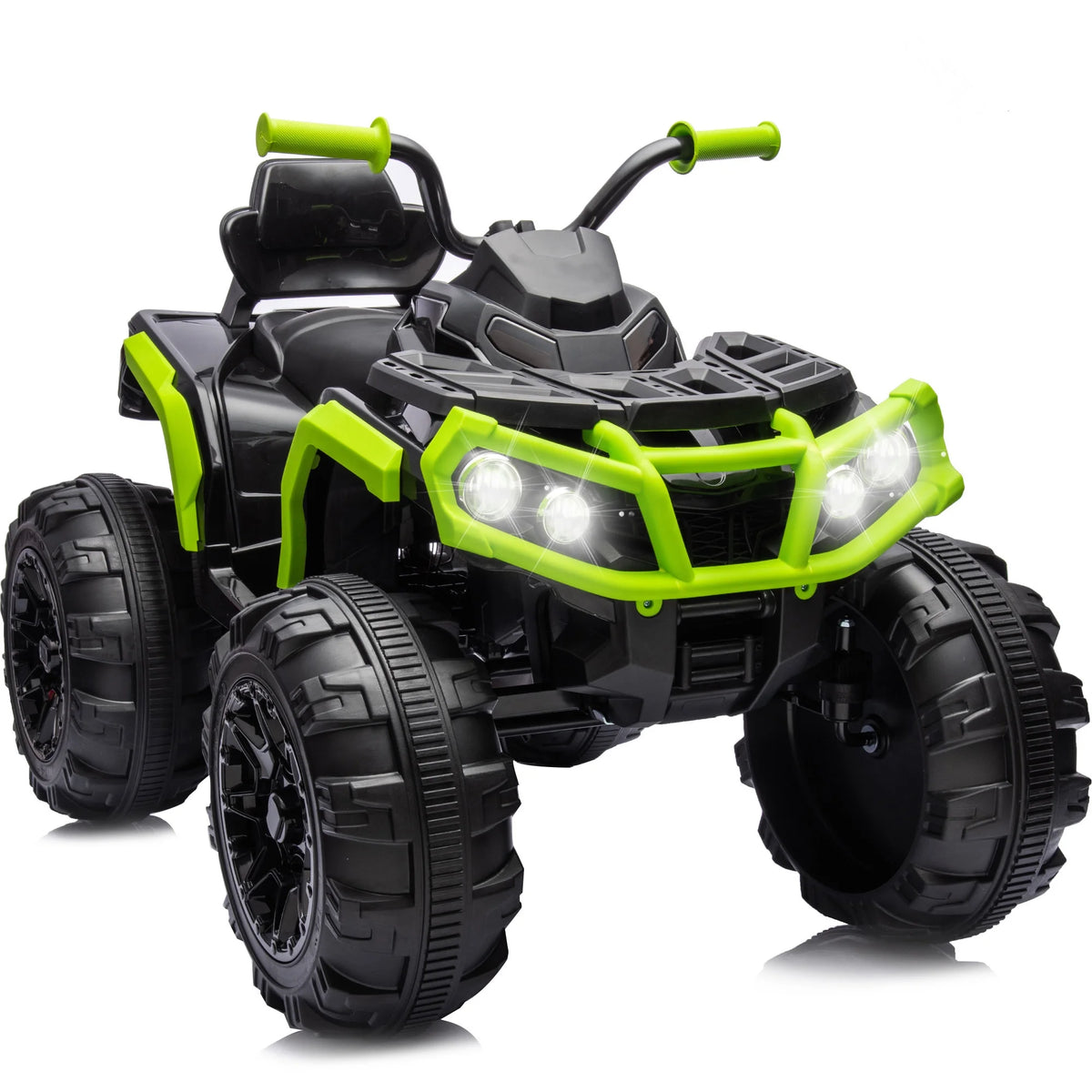 Hikiddo Kids ATV 4 Wheeler, 24V Kids Ride on Toy for Big Kid w/Bluetooth, 400W Motor - Green