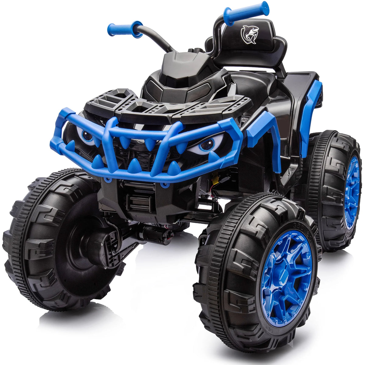 Hikiddo 24V Kids ATV 4-Wheeler, 24 Volt 4WD Ride on Toy for Big Kid w/ 4x200W Motor, 5.6Mph Max Speed - Blue