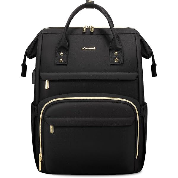 LOVEVOOK Laptop Backpack for Women with Giant Tumbler Holder Pocket,15.6 inch
